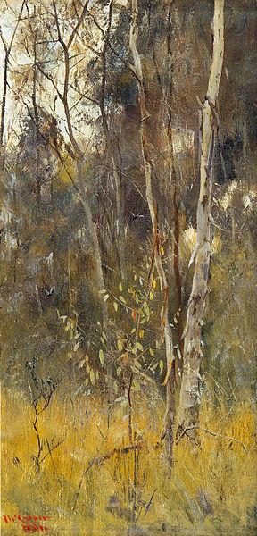 Frederick Mccubbin At the Falling of the Year